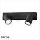 Ideal Lux - Rudy 2 Round - Matt Black Modern Designer Adjustable Ceiling Spotlights - Perfect for a Kitchen, Reception Room, Office, Restaurant or Bar Ideal Lux - Rudy 2 Round - Matt Black Modern Designer Adjustable Ceiling Spotlights - Perfect for a Kitchen, Reception Room, Office, Restaurant or Bar