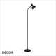 Nordlux - Matis - Black Modern Designer Adjustable Floor Lamp - Danish Minimalism for Any Contemporary Space