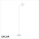 Nordlux - Matis - White Modern Designer Adjustable Floor Lamp - Danish Minimalism for Any Contemporary Space