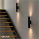 Nordlux - Vico Long - Black Fluted Modern Designer Wall Light - Minimalist Danish Design for any Contemporary Space Nordlux - Vico Long - Black Fluted Modern Designer Wall Light - Minimalist Danish Design for any Contemporary Space