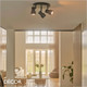 Nordlux -  Boston 3-Rondel Black Modern Designer Ceiling Light - Ideal for a Kitchen, Kitchen Island, Hallway, Corridor or Office Nordlux -  Boston 3-Rondel Black Modern Designer Ceiling Light - Ideal for a Kitchen, Kitchen Island, Hallway, Corridor or Office