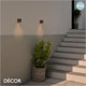 Nordlux - Dion Single - Rusty Modern Designer Outdoor Wall Light - Danish Minimalism for your Garden, Hotel & Bistro