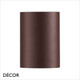 Nordlux - Dion Single - Rusty Modern Designer Outdoor Wall Light - Danish Minimalism for your Garden, Hotel & Bistro