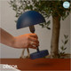 Nordlux - Ellen To-Go, MoodMaker™ 3-Step Dimming - Blue Portable Wireless Rechargeable Battery Modern Designer LED Table Lamp for any Indoor or Outdoor Space Nordlux - Ellen To-Go, MoodMaker™ 3-Step Dimming - Blue Portable Wireless Rechargeable Battery Modern Designer LED Table Lamp for any Indoor or Outdoor Space