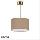 Ideal Lux - Set Up 30 - Brushed Brass Pendant Light Fitting with a Choice of 30cm Shades in Dove Grey, Wood, Black, White or Beige - Stylish Italian Chic for a  Kitchen, Dining Room, Reception Room, Hotel or Restaurant Ideal Lux - Set Up 30 - Brushed Brass Pendant Light Fitting with a Choice of 30cm Shades in Dove Grey, Wood, Black, White or Beige - Stylish Italian Chic for a  Kitchen, Dining Room, Reception Room, Hotel or Restaurant