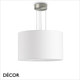 Ideal Lux - Set Up 45 - Satin Nickel Pendant Light Fitting with a Choice of 45cm Shades in Dove Grey, Wood, Black, White or Beige - Stylish Italian Chic for a  Kitchen, Dining Room, Reception Room, Hotel or Restaurant Ideal Lux - Set Up 45 - Satin Nickel Pendant Light Fitting with a Choice of 45cm Shades in Dove Grey, Wood, Black, White or Beige - Stylish Italian Chic for a  Kitchen, Dining Room, Reception Room, Hotel or Restaurant