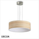 Ideal Lux - Set Up Slim 45 - Satin Nickel Pendant Light Fitting with a Choice of 45cm Shades in Dove Grey, Wood, Black, White or Beige - Stylish Italian Chic for a  Kitchen, Dining Room, Reception Room, Hotel or Restaurant Ideal Lux - Set Up Slim 45 - Satin Nickel Pendant Light Fitting with a Choice of 45cm Shades in Dove Grey, Wood, Black, White or Beige - Stylish Italian Chic for a  Kitchen, Dining Room, Reception Room, Hotel or Restaurant