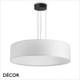 Ideal Lux - Set Up Slim 70 - Matt Black Pendant Light Fitting with a Choice of 70cm Shades in Dove Grey, Wood, Black, White or Beige - Stylish Italian Chic for a  Kitchen, Dining Room, Reception Room, Hotel or Restaurant Ideal Lux - Set Up Slim 70 - Matt Black Pendant Light Fitting with a Choice of 70cm Shades in Dove Grey, Wood, Black, White or Beige - Stylish Italian Chic for a  Kitchen, Dining Room, Reception Room, Hotel or Restaurant