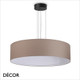 Ideal Lux - Set Up Slim 70 - Matt Black Pendant Light Fitting with a Choice of 70cm Shades in Dove Grey, Wood, Black, White or Beige - Stylish Italian Chic for a  Kitchen, Dining Room, Reception Room, Hotel or Restaurant Ideal Lux - Set Up Slim 70 - Matt Black Pendant Light Fitting with a Choice of 70cm Shades in Dove Grey, Wood, Black, White or Beige - Stylish Italian Chic for a  Kitchen, Dining Room, Reception Room, Hotel or Restaurant