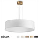 Ideal Lux - Set Up Slim 70 - Brushed Brass Pendant Light Fitting with a Choice of 70cm Shades in Dove Grey, Wood, Black, White or Beige - Stylish Italian Chic for a  Kitchen, Dining Room, Reception Room, Hotel or Restaurant Ideal Lux - Set Up Slim 70 - Brushed Brass Pendant Light Fitting with a Choice of 70cm Shades in Dove Grey, Wood, Black, White or Beige - Stylish Italian Chic for a  Kitchen, Dining Room, Reception Room, Hotel or Restaurant