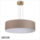Ideal Lux - Set Up Slim 70 - Brushed Brass Pendant Light Fitting with a Choice of 70cm Shades in Dove Grey, Wood, Black, White or Beige - Stylish Italian Chic for a  Kitchen, Dining Room, Reception Room, Hotel or Restaurant Ideal Lux - Set Up Slim 70 - Brushed Brass Pendant Light Fitting with a Choice of 70cm Shades in Dove Grey, Wood, Black, White or Beige - Stylish Italian Chic for a  Kitchen, Dining Room, Reception Room, Hotel or Restaurant