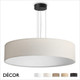 Ideal Lux - Set Up Slim 90 - Matt Black Pendant Light Fitting with a Choice of 90cm Shades in Dove Grey, Wood, Black, White or Beige - Stylish Italian Chic for a  Kitchen, Dining Room, Reception Room, Hotel or Restaurant Ideal Lux - Set Up Slim 90 - Matt Black Pendant Light Fitting with a Choice of 90cm Shades in Dove Grey, Wood, Black, White or Beige - Stylish Italian Chic for a  Kitchen, Dining Room, Reception Room, Hotel or Restaurant