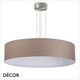 Ideal Lux - Set Up Slim 90 - Satin Nickel Pendant Light Fitting with a Choice of 90cm Shades in Dove Grey, Wood, Black, White or Beige - Stylish Italian Chic for a  Kitchen, Dining Room, Reception Room, Hotel or Restaurant Ideal Lux - Set Up Slim 90 - Satin Nickel Pendant Light Fitting with a Choice of 90cm Shades in Dove Grey, Wood, Black, White or Beige - Stylish Italian Chic for a  Kitchen, Dining Room, Reception Room, Hotel or Restaurant