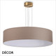 Ideal Lux - Set Up Slim 90 - Brushed Brass Pendant Light Fitting with a Choice of 90cm Shades in Dove Grey, Wood, Black, White or Beige - Stylish Italian Chic for a  Kitchen, Dining Room, Reception Room, Hotel or Restaurant Ideal Lux - Set Up Slim 90 - Brushed Brass Pendant Light Fitting with a Choice of 90cm Shades in Dove Grey, Wood, Black, White or Beige - Stylish Italian Chic for a  Kitchen, Dining Room, Reception Room, Hotel or Restaurant