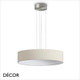 Ideal Lux - Set Up Ultra Slim 45 - Satin Nickel Pendant Light Fitting with a Choice of 45cm Shades in Dove Grey, Wood, Black, White or Beige - Stylish Italian Chic for a  Kitchen, Dining Room, Reception Room, Hotel or Restaurant Ideal Lux - Set Up Ultra Slim 45 - Satin Nickel Pendant Light Fitting with a Choice of 45cm Shades in Dove Grey, Wood, Black, White or Beige - Stylish Italian Chic for a  Kitchen, Dining Room, Reception Room, Hotel or Restaurant
