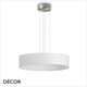 Ideal Lux - Set Up Ultra Slim 45 - Satin Nickel Pendant Light Fitting with a Choice of 45cm Shades in Dove Grey, Wood, Black, White or Beige - Stylish Italian Chic for a  Kitchen, Dining Room, Reception Room, Hotel or Restaurant Ideal Lux - Set Up Ultra Slim 45 - Satin Nickel Pendant Light Fitting with a Choice of 45cm Shades in Dove Grey, Wood, Black, White or Beige - Stylish Italian Chic for a  Kitchen, Dining Room, Reception Room, Hotel or Restaurant