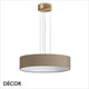 Ideal Lux - Set Up Ultra Slim 45 - Brushed Brass Pendant Light Fitting with a Choice of 45cm Shades in Dove Grey, Wood, Black, White or Beige - Stylish Italian Chic for a  Kitchen, Dining Room, Reception Room, Hotel or Restaurant Ideal Lux - Set Up Ultra Slim 45 - Brushed Brass Pendant Light Fitting with a Choice of 45cm Shades in Dove Grey, Wood, Black, White or Beige - Stylish Italian Chic for a  Kitchen, Dining Room, Reception Room, Hotel or Restaurant