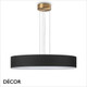 Ideal Lux - Set Up Ultra Slim 70 - Brushed Brass Pendant Light Fitting with a Choice of 70cm Shades in Dove Grey, Wood, Black, White or Beige - Stylish Italian Chic for a  Kitchen, Dining Room, Reception Room, Hotel or Restaurant Ideal Lux - Set Up Ultra Slim 70 - Brushed Brass Pendant Light Fitting with a Choice of 70cm Shades in Dove Grey, Wood, Black, White or Beige - Stylish Italian Chic for a  Kitchen, Dining Room, Reception Room, Hotel or Restaurant