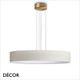 Ideal Lux - Set Up Ultra Slim 70 - Brushed Brass Pendant Light Fitting with a Choice of 70cm Shades in Dove Grey, Wood, Black, White or Beige - Stylish Italian Chic for a  Kitchen, Dining Room, Reception Room, Hotel or Restaurant Ideal Lux - Set Up Ultra Slim 70 - Brushed Brass Pendant Light Fitting with a Choice of 70cm Shades in Dove Grey, Wood, Black, White or Beige - Stylish Italian Chic for a  Kitchen, Dining Room, Reception Room, Hotel or Restaurant