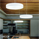 Ideal Lux - Set Up Ultra Slim 90 - Satin Nickel Pendant Light Fitting with a Choice of 90cm Shades in Dove Grey, Wood, Black, White or Beige - Stylish Italian Chic for a  Kitchen, Dining Room, Reception Room, Hotel or Restaurant Ideal Lux - Set Up Ultra Slim 90 - Satin Nickel Pendant Light Fitting with a Choice of 90cm Shades in Dove Grey, Wood, Black, White or Beige - Stylish Italian Chic for a  Kitchen, Dining Room, Reception Room, Hotel or Restaurant