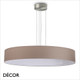 Ideal Lux - Set Up Ultra Slim 90 - Satin Nickel Pendant Light Fitting with a Choice of 90cm Shades in Dove Grey, Wood, Black, White or Beige - Stylish Italian Chic for a  Kitchen, Dining Room, Reception Room, Hotel or Restaurant Ideal Lux - Set Up Ultra Slim 90 - Satin Nickel Pendant Light Fitting with a Choice of 90cm Shades in Dove Grey, Wood, Black, White or Beige - Stylish Italian Chic for a  Kitchen, Dining Room, Reception Room, Hotel or Restaurant