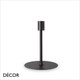 Ideal Lux - Set Up, 2 Sizes - Matt Black Table Lamp Base with Cylindrical Shades in Wood, Dove Grey, Black, White or Beige - Stylish Italian Chic for a  Bedroom, Reception Room, Hotel or Restaurant