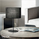 Ideal Lux - Set Up, 2 Sizes - Silver Nickel Table Lamp Base with Cylindrical Shades in Wood, Dove Grey, Black, White or Beige - Stylish Italian Chic for a  Bedroom, Reception Room, Hotel or Restaurant Ideal Lux - Set Up, 2 Sizes - Silver Nickel Table Lamp Base with Cylindrical Shades in Wood, Dove Grey, Black, White or Beige - Stylish Italian Chic for a  Bedroom, Reception Room, Hotel or Restaurant