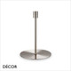 Ideal Lux - Set Up, 2 Sizes - Silver Nickel Table Lamp Base with Cylindrical Shades in Wood, Dove Grey, Black, White or Beige - Stylish Italian Chic for a  Bedroom, Reception Room, Hotel or Restaurant Ideal Lux - Set Up, 2 Sizes - Silver Nickel Table Lamp Base with Cylindrical Shades in Wood, Dove Grey, Black, White or Beige - Stylish Italian Chic for a  Bedroom, Reception Room, Hotel or Restaurant