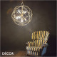 Ideal Lux - Konse, Large - Unusual Dark Gold Modern Designer Cage Pendant Light - Italian Design - Perfect for your Kitchen, Dining Room, Restaurant & Bistro Ideal Lux - Konse, Large - Unusual Dark Gold Modern Designer Cage Pendant Light - Italian Design - Perfect for your Kitchen, Dining Room, Restaurant & Bistro