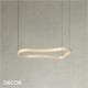 Ideal Lux - Waves 95, 125 & 155 - Gold Modern Designer LED Suspension Light, 3 Sizes - A Statement Piece for a Dining Room, Boardroom, Reception, Café or Bistro Ideal Lux - Waves 95, 125 & 155 - Gold Modern Designer LED Suspension Light, 3 Sizes - A Statement Piece for a Dining Room, Boardroom, Reception, Café or Bistro
