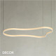Ideal Lux - Waves 95, 125 & 155 - Gold Modern Designer LED Suspension Light, 3 Sizes - A Statement Piece for a Dining Room, Boardroom, Reception, Café or Bistro Ideal Lux - Waves 95, 125 & 155 - Gold Modern Designer LED Suspension Light, 3 Sizes - A Statement Piece for a Dining Room, Boardroom, Reception, Café or Bistro