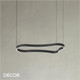 Ideal Lux - Waves 95, 125 & 155 - Black Modern Designer LED Suspension Light, 3 Sizes - A Statement Piece for a Dining Room, Boardroom, Reception, Café or Bistro Ideal Lux - Waves 95, 125 & 155 - Black Modern Designer LED Suspension Light, 3 Sizes - A Statement Piece for a Dining Room, Boardroom, Reception, Café or Bistro