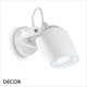 Ideal Lux - Elio - High-Performance White Adjustable Modern Designer Outdoor Wall Spotlight - Stylish and Practical for Any Outdoor Space Ideal Lux - Elio - High-Performance White Adjustable Modern Designer Outdoor Wall Spotlight - Stylish and Practical for Any Outdoor Space