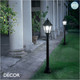 1A1 Ideal Lux - Dafne - Black Classic Vintage Style Outdoor Post Light - Stylish Italian Design for Any Outdoor Space 1A1 Ideal Lux - Dafne - Black Classic Vintage Style Outdoor Post Light - Stylish Italian Design for Any Outdoor Space