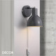 Nordlux - Pop - Anthracite Modern Designer Wall Light - Minimalist Danish Industrial Style - Ideal for a Bedside, Living Room, Study, Kitchen, Restaurant & Café Nordlux - Pop - Anthracite Modern Designer Wall Light - Minimalist Danish Industrial Style - Ideal for a Bedside, Living Room, Study, Kitchen, Restaurant & Café