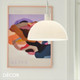 Nordlux - Ellen 30 - White Glass Modern Designer Pendant Light - Scandinavian Minimalism for a Kitchen, Dining Room, Living Room, Restaurant, Bistro, Bar & Café Nordlux - Ellen 30 - White Glass Modern Designer Pendant Light - Scandinavian Minimalism for a Kitchen, Dining Room, Living Room, Restaurant, Bistro, Bar & Café