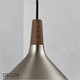 Nordlux - Float 27 - Brushed Steel and Oiled Walnut Modern Designer Pendant Light- Ideal for your Kitchen, Living Room, Hotel, Bistro & Café Nordlux - Float 27 - Brushed Steel and Oiled Walnut Modern Designer Pendant Light- Ideal for your Kitchen, Living Room, Hotel, Bistro & Café