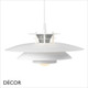 Nordlux - LD 240 - White Modern Designer Pendant Light - Ideal for your Kitchen, Living Room, Hotel, Bistro & Café
