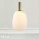 Nordlux - Alton 23 - Opal White Glass & Matt Black or Brushed Brass Modern Designer Pendant Light - Ideal for your Kitchen or Living Room Nordlux - Alton 23 - Opal White Glass & Matt Black or Brushed Brass Modern Designer Pendant Light - Ideal for your Kitchen or Living Room