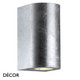 Nordlux - Canto Maxi - Galvanized Steel Modern Designer Outdoor Wall Light - Stunning Industrial Style for any Space - for your Home, Bistro, Bar & Cafe. DFTP Nordlux - Canto Maxi - Galvanized Steel Modern Designer Outdoor Wall Light - Stunning Industrial Style for any Space - for your Home, Bistro, Bar & Cafe. DFTP