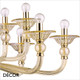 Ideal Lux - Danieli, 12 arm - Amber Glass Frame with Gold Details Chandelier - Opulent Italian Style for a Dining Room, Living Room, Stairs, Hallway, Hotel & Restaurant Ideal Lux - Danieli, 12 arm - Amber Glass Frame with Gold Details Chandelier - Opulent Italian Style for a Dining Room, Living Room, Stairs, Hallway, Hotel & Restaurant