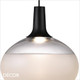 Nordlux - Dee 2 Frosted Glass and Matt Black Modern Designer Pendant Light - Minimalist Design Piece for Kitchen, Dining Room, Hotel, Restaurant & Bistro Nordlux - Dee 2 Frosted Glass and Matt Black Modern Designer Pendant Light - Minimalist Design Piece for Kitchen, Dining Room, Hotel, Restaurant & Bistro
