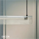 Nordlux - Aliani - Ribbed Acrylic Modern Designer Suspension Light - Scandinavian Minimalism for over a Kitchen Island, Dining Table, Boardroom, Work Table or Restaurant