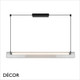 Nordlux - Aliani - Ribbed Acrylic Modern Designer Suspension Light - Scandinavian Minimalism for over a Kitchen Island, Dining Table, Boardroom, Work Table or Restaurant