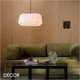 Nordlux - Belloy 50 - Rice Paper Light Shade White Modern Designer Pendant Lampshade - Stunning in Any Contemporary Space