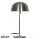 Nordlux - Cera - Brushed Steel Modern Designer Modern Designer Table Lamp - Stylish Danish Design for a Living Room, Study, Reception Room or Bedside