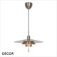 Nordlux - Latika - Brushed Chrome Modern Designer Pendant Light - Ideal for your Kitchen, Dining Room, Living Room, Hotel, Restaurant & Café