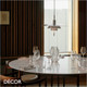 Nordlux - Latika - Brushed Chrome Modern Designer Pendant Light - Ideal for your Kitchen, Dining Room, Living Room, Hotel, Restaurant & Café