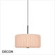 Nordlux - Vivienne 40 - Pleated Fabric Shade & Black Modern Designer Pendant Light - Stylish Danish Design for any Contemporary Space
