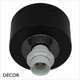 Nordlux - Vivienne - Pleated Fabric Shade & Black Modern Designer Flush-Fitting Ceiling Light - Stylish Danish Design for any Contemporary Space